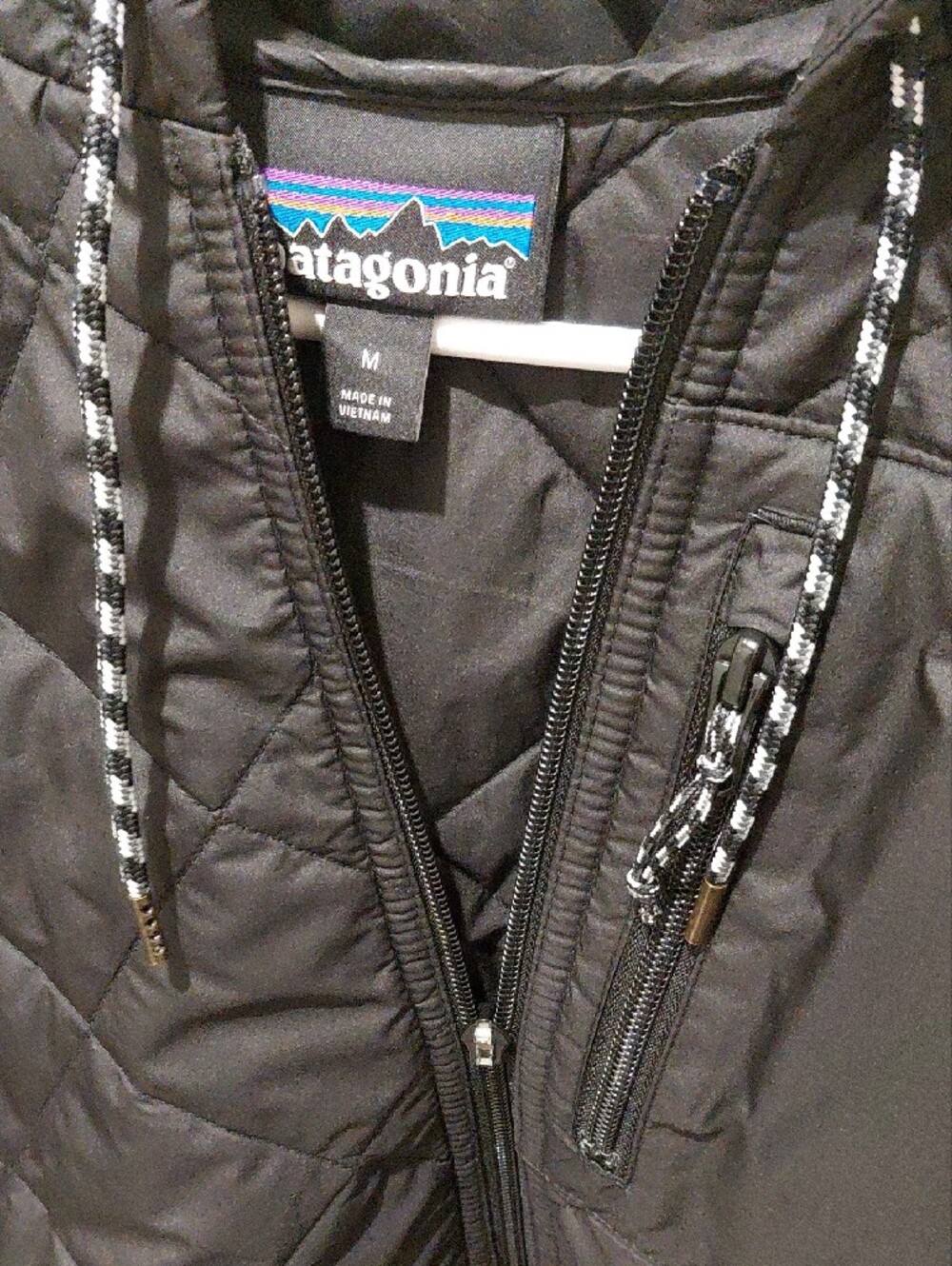 Patagonia Mens Quilted Puffer Hooded Jacket-Medium - Picture 3 of 4